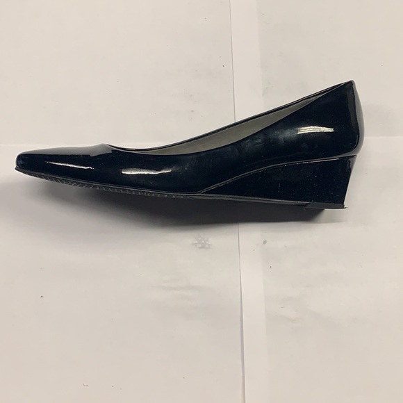 Stuart Weitzman Black Patent Wedges - Picture 6 of 6